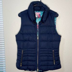 Lilly Pulitzer puffer vest size large